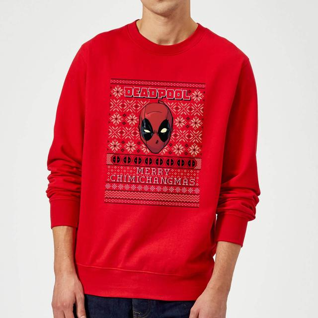 Marvel Deadpool Christmas Jumper - Red - M on Productcaster.