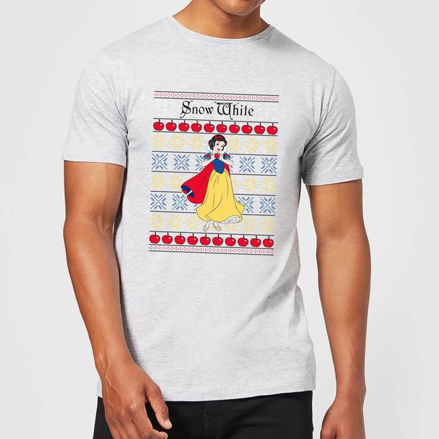 Disney Classic Schneewittchen Herren Christmas T-Shirt - Grau - 5XL - Grau on Productcaster.