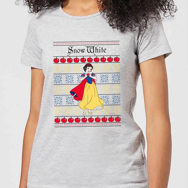 Camiseta navideña para mujer Disney Classic Snow White - Gris - XL - Gris on Productcaster.