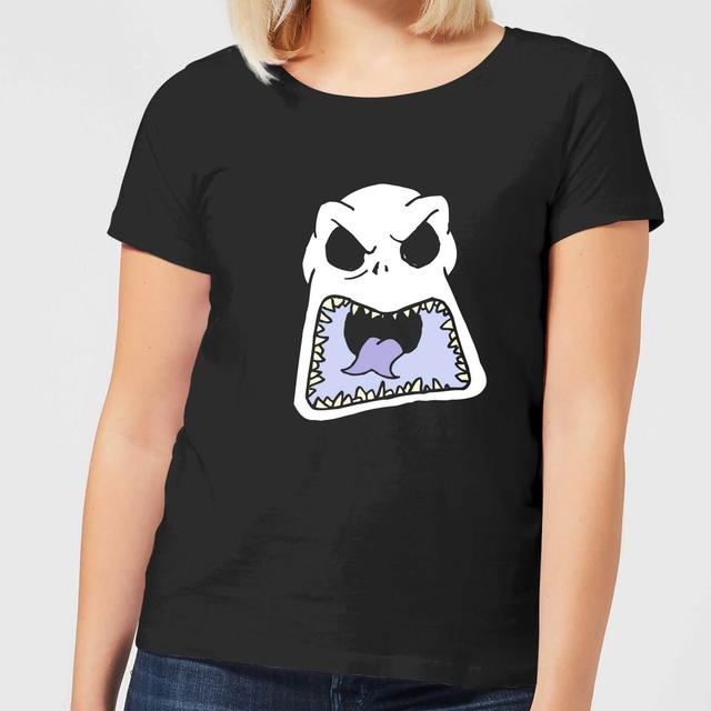 Nightmare Before Christmas Jack Skellington Angry Face Women's T-Shirt - Black - S on Productcaster.