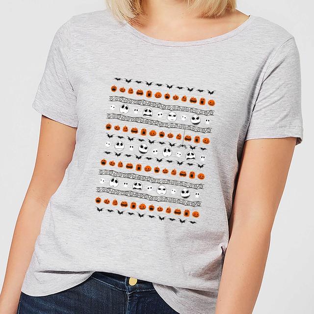 Camiseta Pesadilla antes de Navidad Jack Pumpkin Faces para mujer - Gris - 3XL on Productcaster.