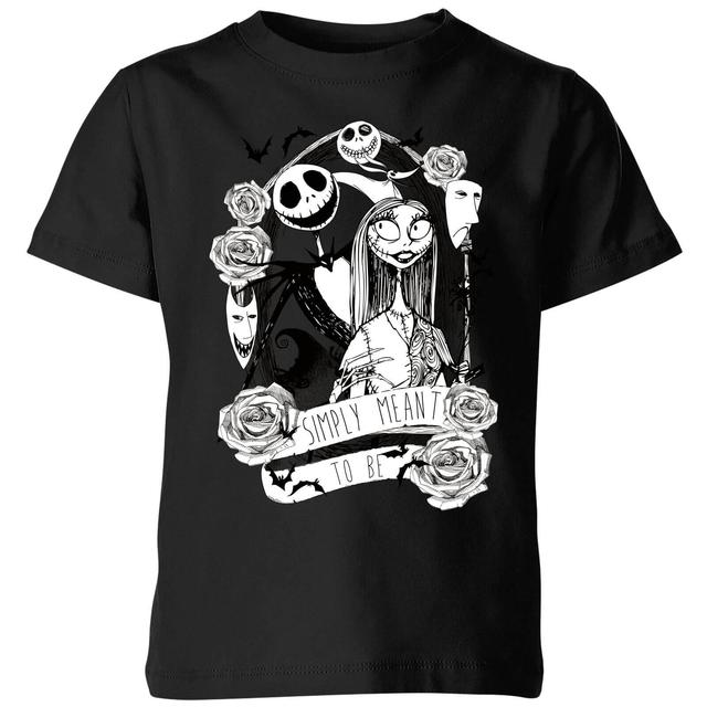 The Nightmare Before Christmas Jack Skellington and Sally Kids' T-Shirt - Black - 7-8 ans on Productcaster.