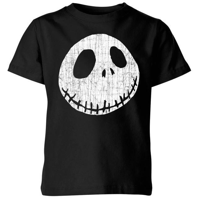 Camiseta para niños Pesadilla antes de Navidad Jack Skellington Crinkle - Negro - 11-12 años on Productcaster.