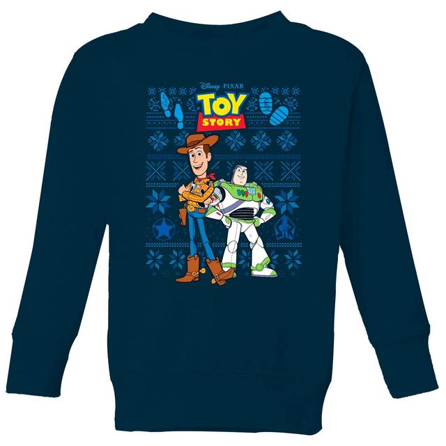 Disney Toy Story Kinder Pullover - Navy Blau - 7-8 Jahre - Marineblau on Productcaster.