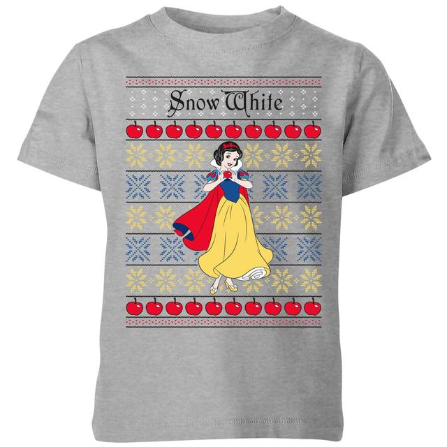 Disney Classic Schneewittchen Kinder T-Shirt - Grau - 5-6 Jahre on Productcaster.