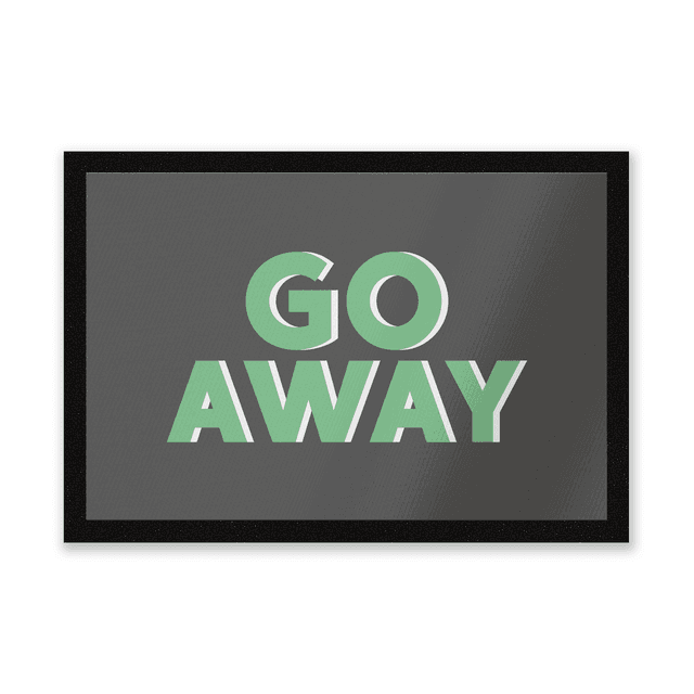 Go Away Entrance Mat on Productcaster.