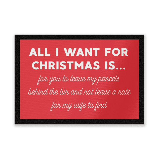 All I Want for Christmas... Entrance Mat on Productcaster.