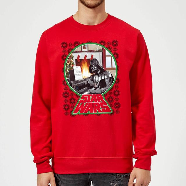 Star Wars A Very Merry Sithmas Christmas Jumper - Red - M on Productcaster.