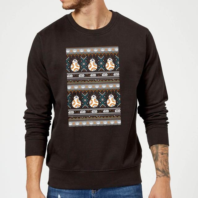 Star Wars BB-8 Pattern Christmas Jumper - Black - M on Productcaster.