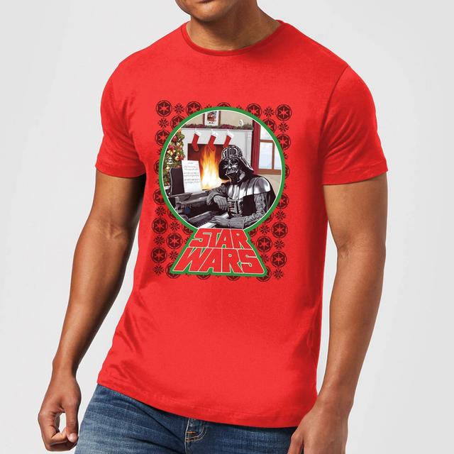 T-Shirt de Noël Homme Star Wars A Very Merry Sithmas - Rouge - S - Rouge on Productcaster.