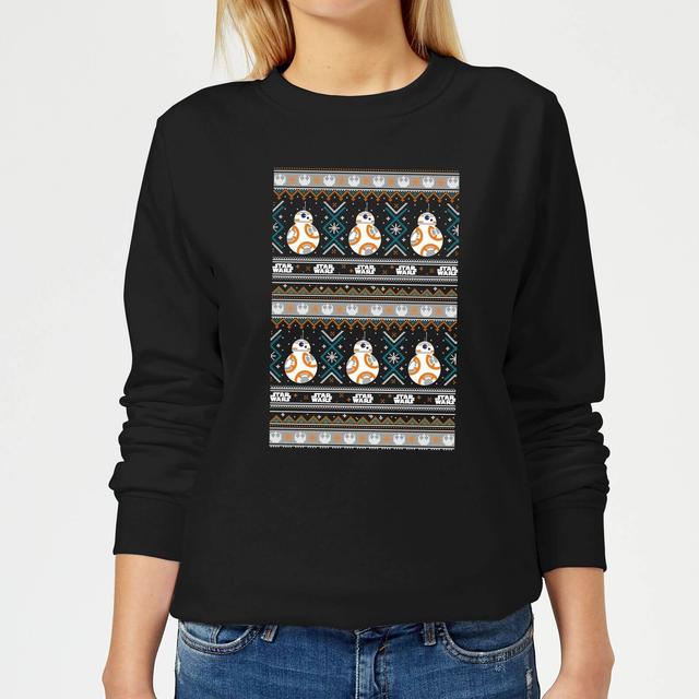 Felpa Star Wars BB-8 Pattern Christmas- Nero - Donna - XXL on Productcaster.