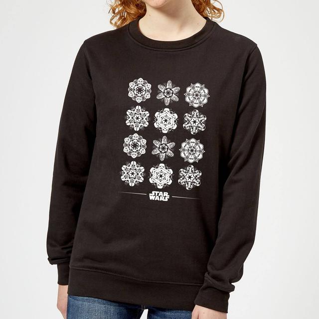 Star Wars Snowflake Women's Christmas Jumper - Black - L on Productcaster.