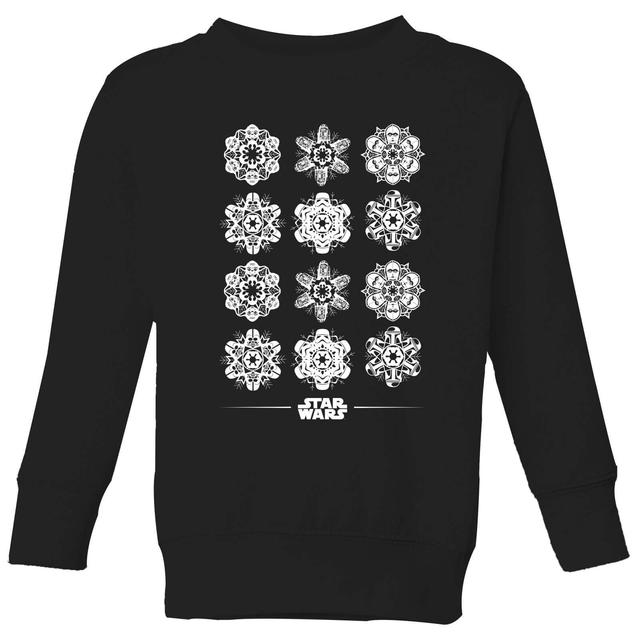 Star Wars Snowflake Pull de Noël pour enfants - Noir - 3-4 ans on Productcaster.