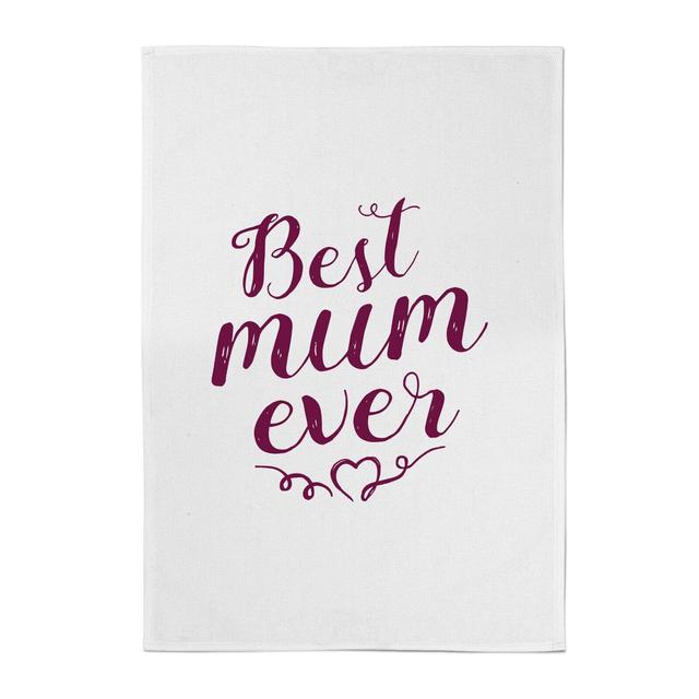 Best Mum Ever Cotton Tea Towel on Productcaster.