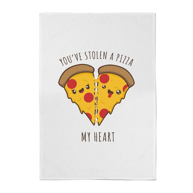 You've Stolen A Pizza My Heart Cotton Tea Towel on Productcaster.