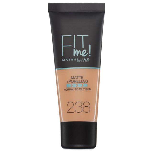 Maybelline Fit Me! Matte and Poreless Foundation 30ml (Various Shades) - 238 Rich Tan on Productcaster.