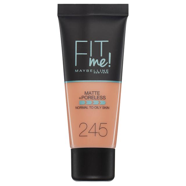 Maybelline Fit Me! Matte and Poreless Foundation 30 ml (διάφορες αποχρώσεις) - 245 Classic Beige on Productcaster.