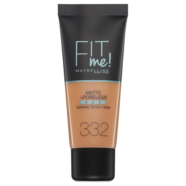 Maybelline Fit Me! Matte and Poreless Foundation 30 ml (διάφορες αποχρώσεις) - 332 Golden on Productcaster.