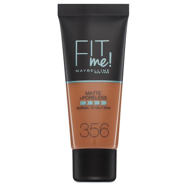 Maybelline Fit Me! Matte and Poreless Foundation 30ml (Various Shades) - 356 Warm Coconut on Productcaster.