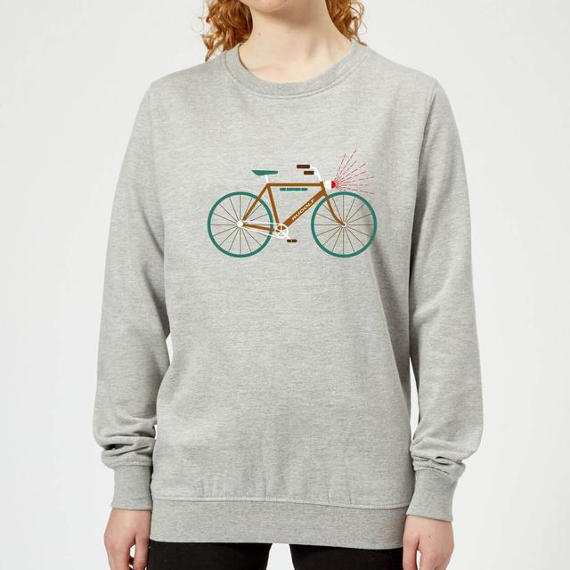 Rudolph Bike Women's Christmas Jumper - Grey - 5XL - Grau on Productcaster.