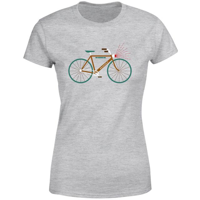 Rudolph Bike Women's Christmas T-Shirt - Grey - 5XL - Gris on Productcaster.