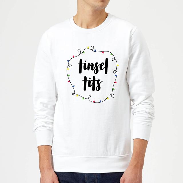 Tinsel T**s Christmas Jumper - White - M - White on Productcaster.