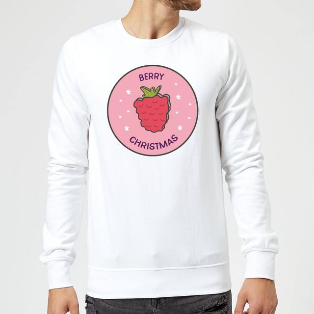 Berry Christmas Christmas Sweatshirt - White - L - Weiß on Productcaster.