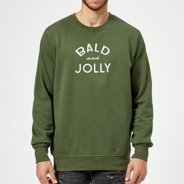 Bald and Jolly Christmas Sweatshirt - forest Green - XXL - Forest Green on Productcaster.