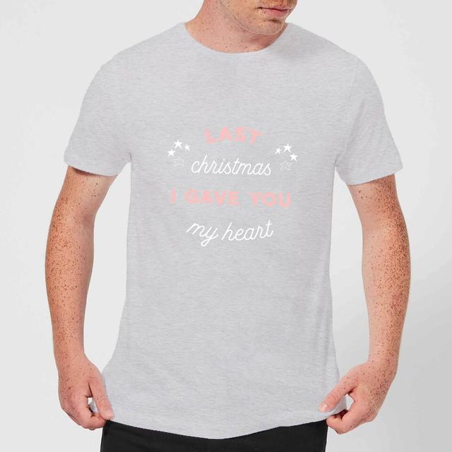 Last Christmas I Gave You My Heart Men's Christmas T-Shirt - Grey - M - Grau on Productcaster.