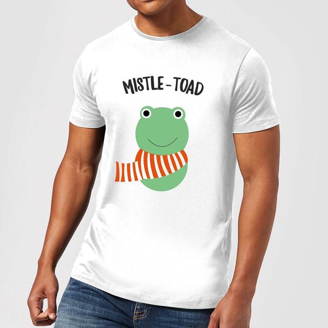 Mistle-Toad Men's Christmas T-Shirt - White - 5XL - Weiß on Productcaster.