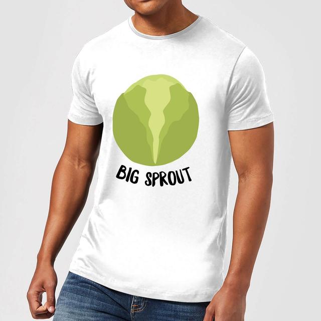 Big Sprout Men's Christmas T-Shirt - White - S on Productcaster.