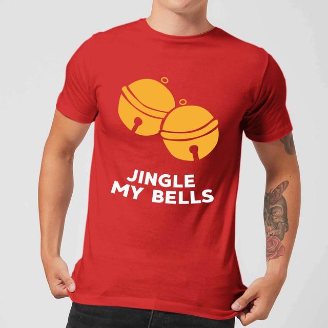 Jingle My Bells Men's Christmas T-Shirt - Red - XL on Productcaster.