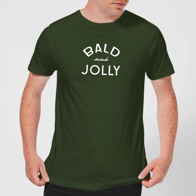 Bald and Jolly Men's Christmas T-Shirt - forest Green - L - Forest Green on Productcaster.