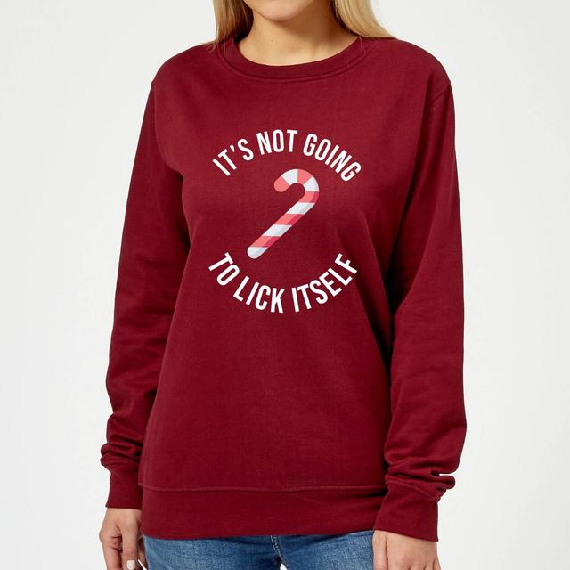 It's Not Going To Lick Itself Women's Christmas Sweatshirt - Burgundy - XXL on Productcaster.