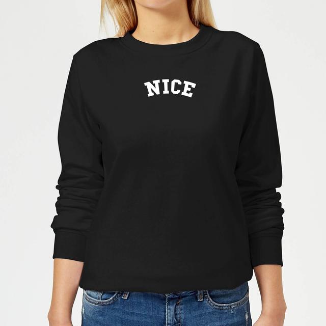 Nice Women's Christmas Sweatshirt - Black - XL - Schwarz on Productcaster.