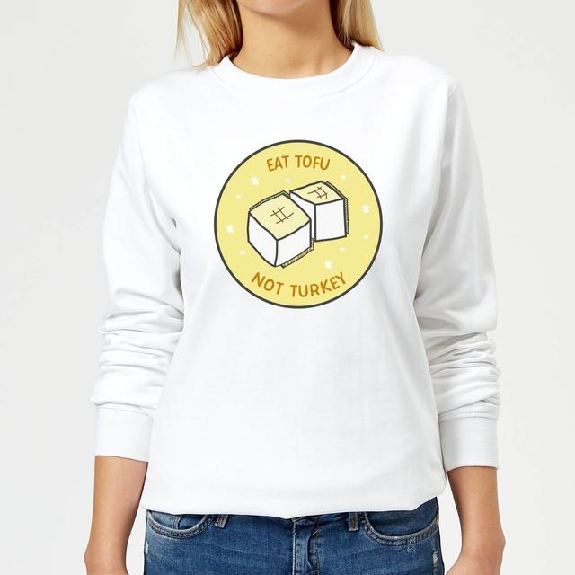 Eat Tofu Not Turkey Women's Christmas Jumper - White - XL - White on Productcaster.