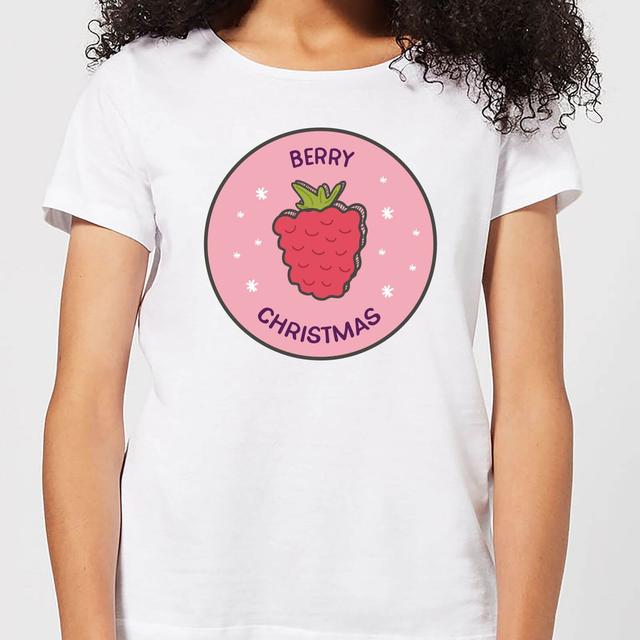 Berry Christmas Women's Christmas T-Shirt - White - XL - Weiß on Productcaster.