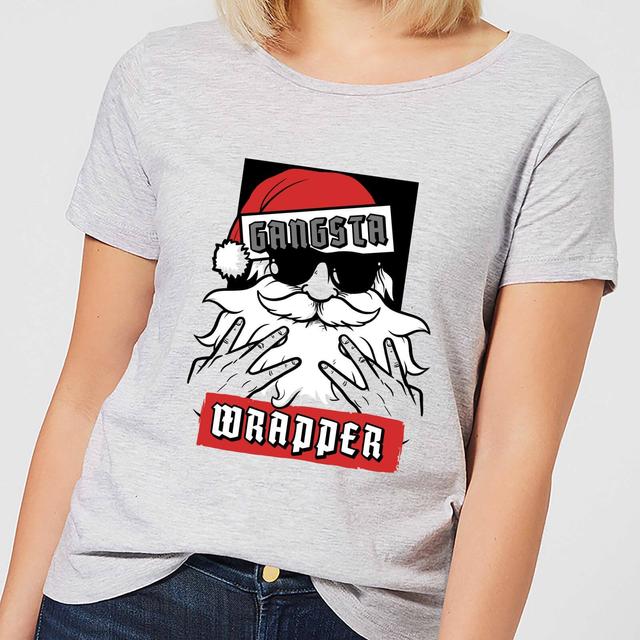 Gangsta Wrapper Women's Christmas T-Shirt - Grey - M - Grau on Productcaster.