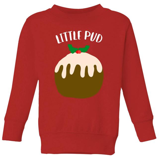 Little Pud Kids' Christmas Jumper - Red - 3-4 Years on Productcaster.