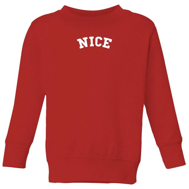 Nice Kids' Christmas Sweatshirt - Red - 11-12 Jahre on Productcaster.