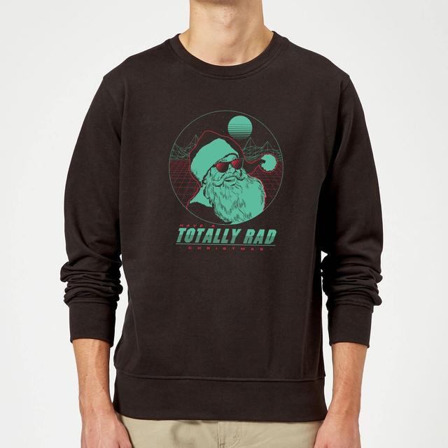 Totally Rad Christmas Sweatshirt - Black - M - Schwarz on Productcaster.