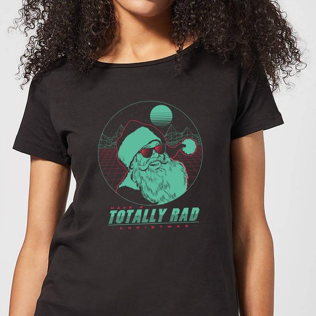 Totally Rad Christmas Women's T-Shirt - Black - S - Schwarz on Productcaster.