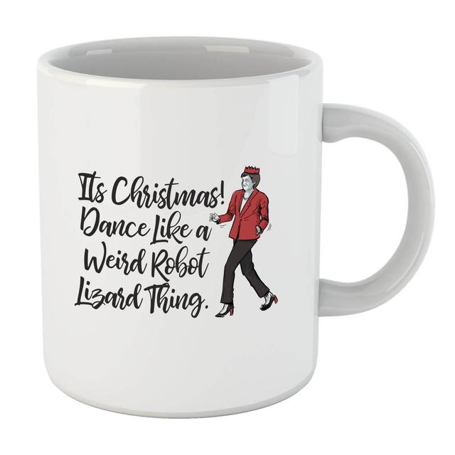 It's Christmas, Dance Like A Weird Robot Theresa May Mug on Productcaster.