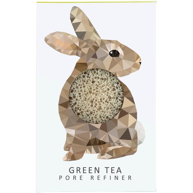 The Konjac Sponge Company Woodland Rabbit Pure Konjac Mini Pore Refiner - Green Tea 12g on Productcaster.