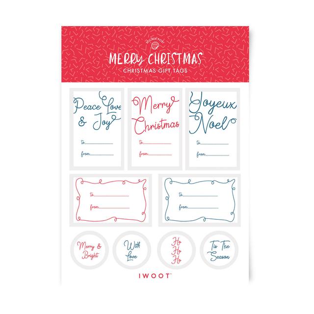 Merry Christmas Christmas Gift Tag Pack on Productcaster.