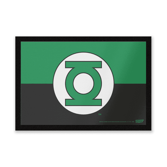 DC Comics Green Lantern Logo Mat Entrance Mat on Productcaster.