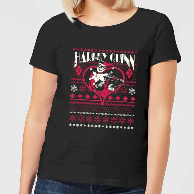 DC Harley Quinn Women's Christmas T-Shirt - Black - XL on Productcaster.