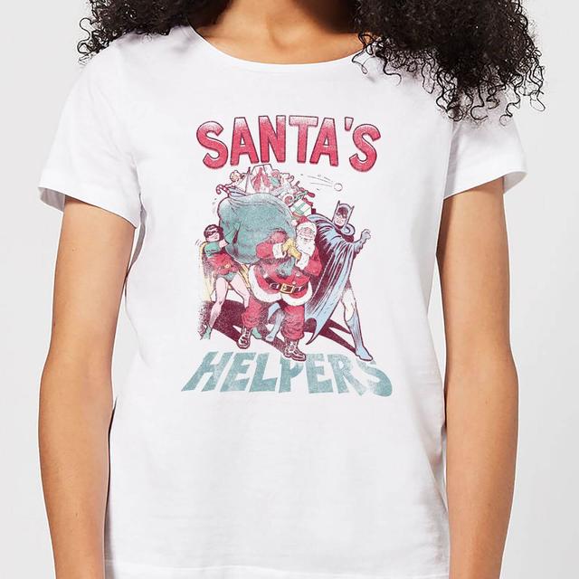 DC Santa's Helpers Women's Christmas T-Shirt - White - M - White on Productcaster.