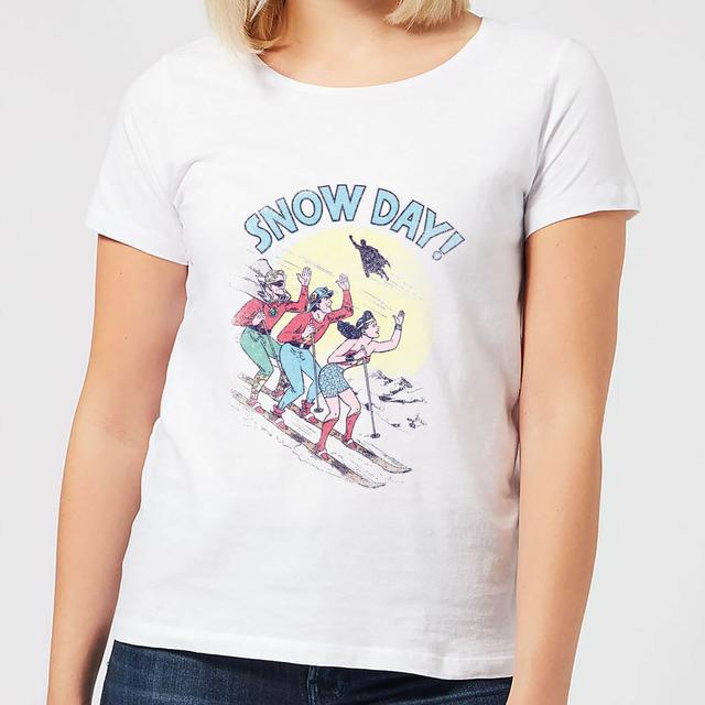 DC Snow Day! Women's Christmas T-Shirt - White - S - White on Productcaster.