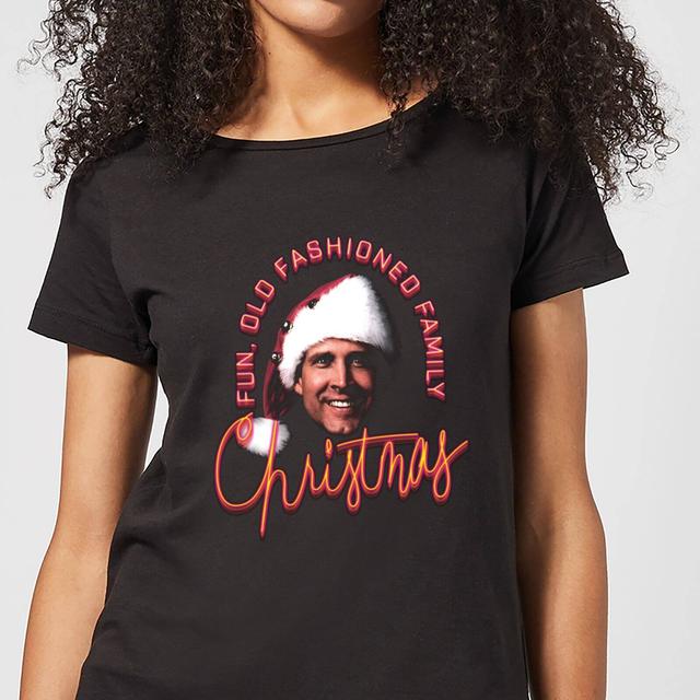 National Lampoon Fun Old Fashioned Family Christmas Women's Christmas T-Shirt - Black - M on Productcaster.